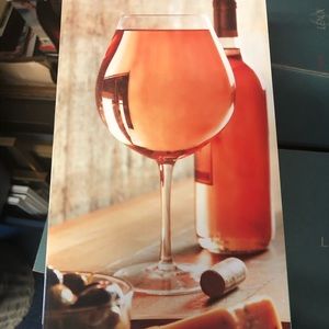 Oversized wine glass